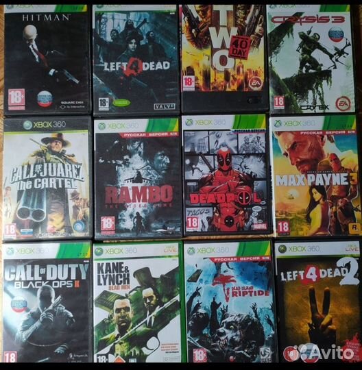 Игры на Xbox 360 диски
