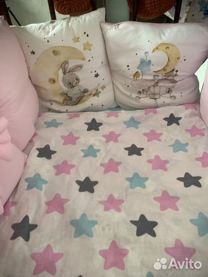 Бортики в детскую кроватку