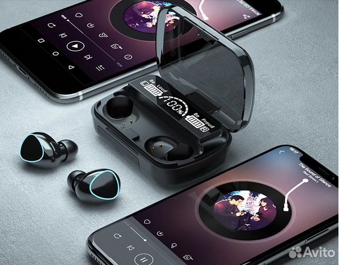 Беспроводные наушники M10 сенсорные