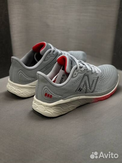 Кроссовки New Balance 860 серые легкие в сеточку