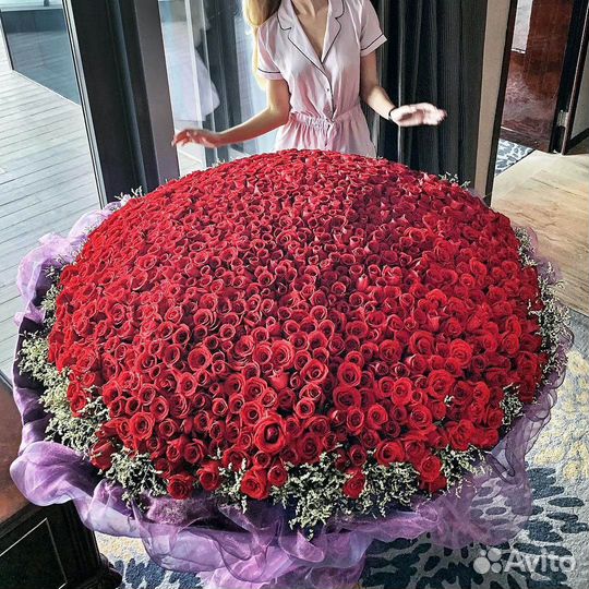 Букет из 1001 розы Голландия