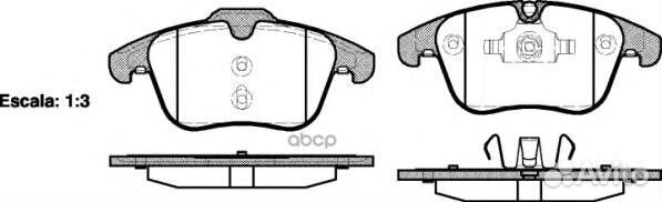 1219 00 C2C27290 колодки дисковые п Ford Gal