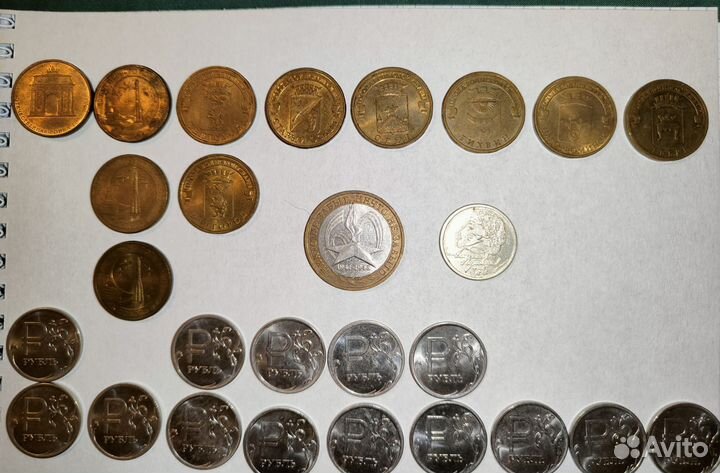 Монеты юбилейные РФ