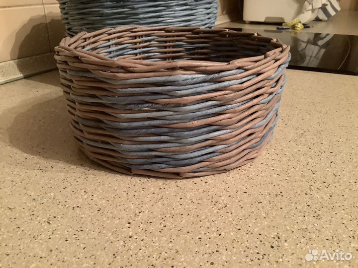 Корзина плетеная ручная работа