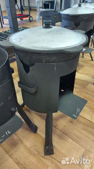 Казан с печью на 10 литров