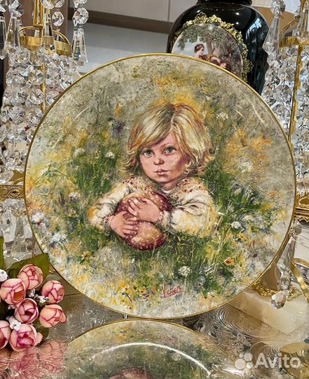 Тарелка невинность Мари Викерс Расцвет Сюзанны