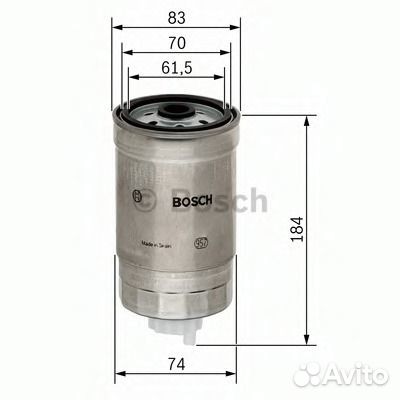 Bosch 1 457 434 293 Топливный фильтр