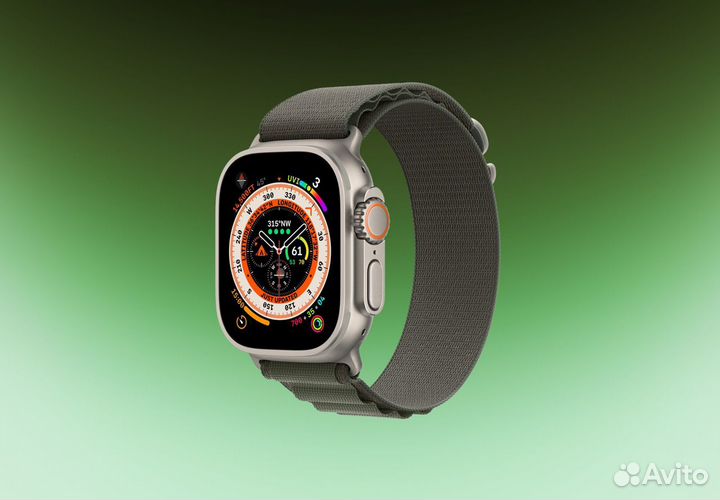 Apple watch Ultra 2 Alpine Loop Olive