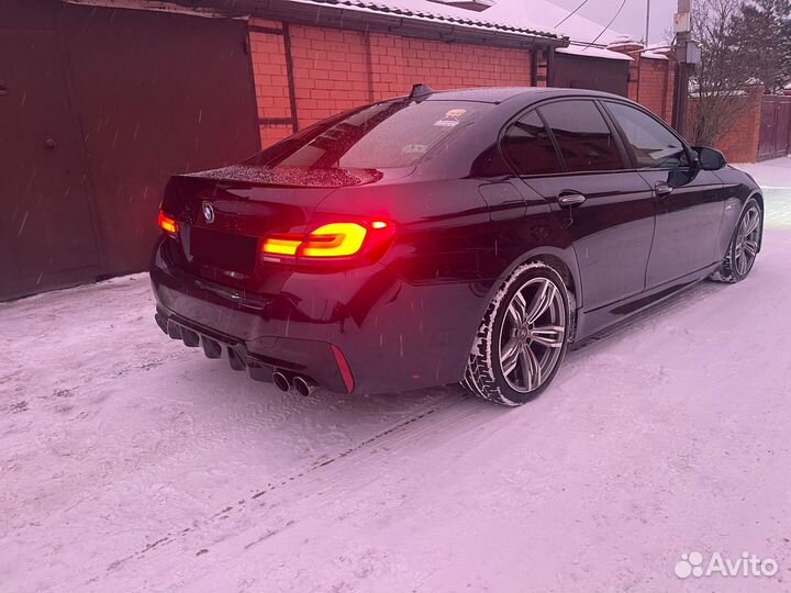 BMW F10 обвес бампера превращения в BMW G30 M5 F90