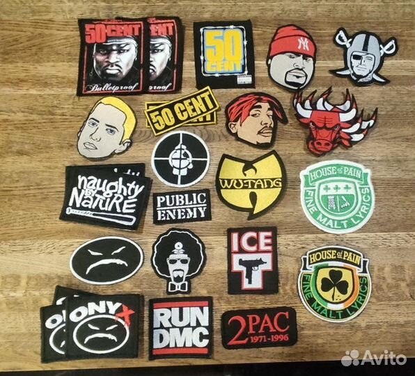 Нашивка rap, hiphop