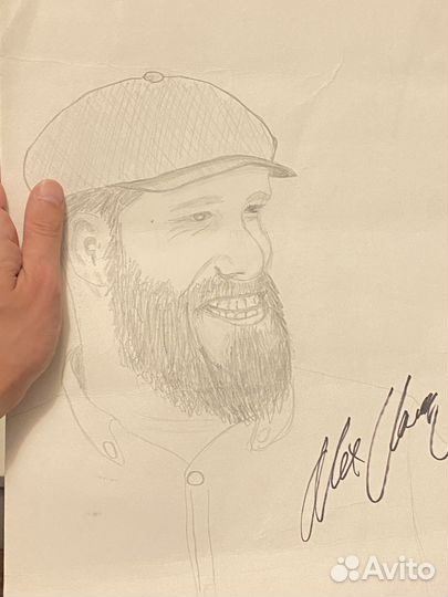 Портрет с автографом Alex Clare