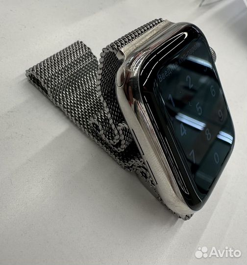 Часы apple watch 5 44 mm Stainless Steel