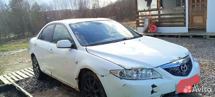 Mazda 6 2.0 МТ, 2002, битый, 348 601 км