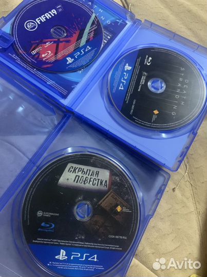 Игровые диски на ps4