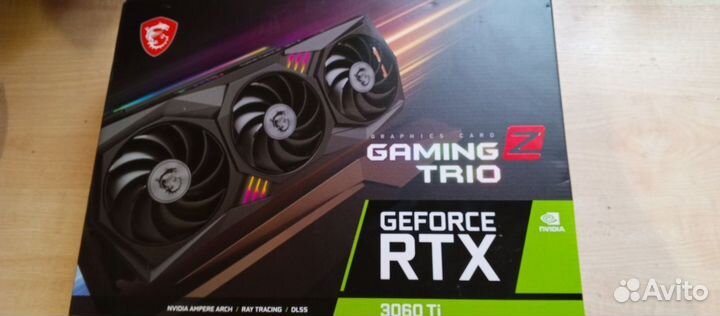 MSI GeForce RTX 3060TI gaming Z trio (LHR)