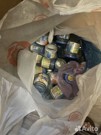 Баночки из под детского питания