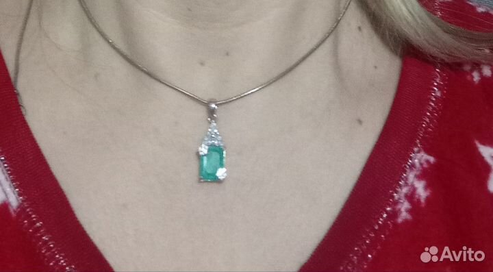 Кулон серебро