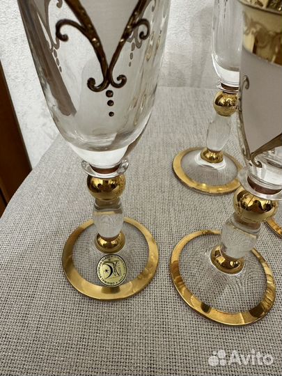 Хрустальные Бокалы Богемия оригинал, Чехия