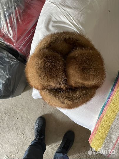 Норковая шапка мужская размер 56
