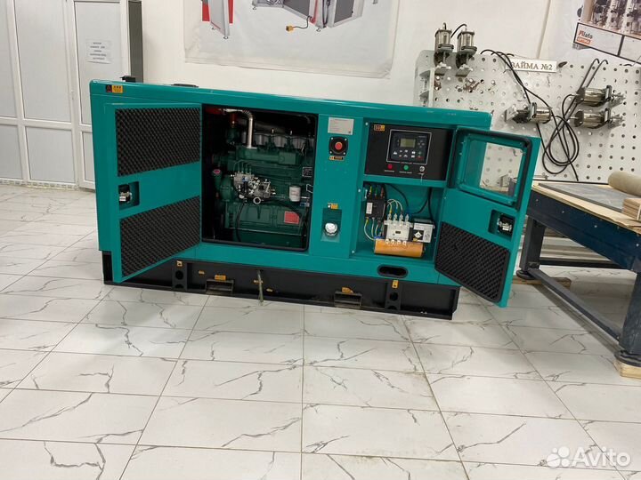 Дизельный генератор 40 кВт в кожухе с авр
