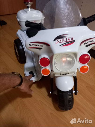 Детский мотоцикл на аккумуляторе бу