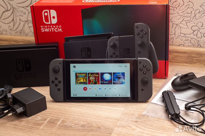 Nintendo Switch rev. 2, прошитая picofly, 128 GB