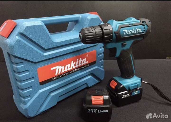 Шуруповерт Аккум. Makita 21v -2Ah