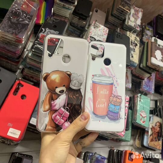 Защитные стекла и чехлы Realme C25s