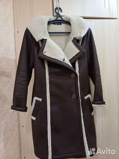 Эко дубленка женская