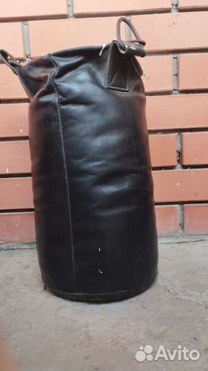 Боксерская груша кожаная