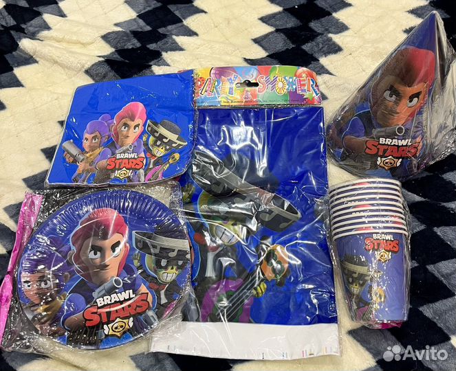 Одноразовая посуда brawl stars