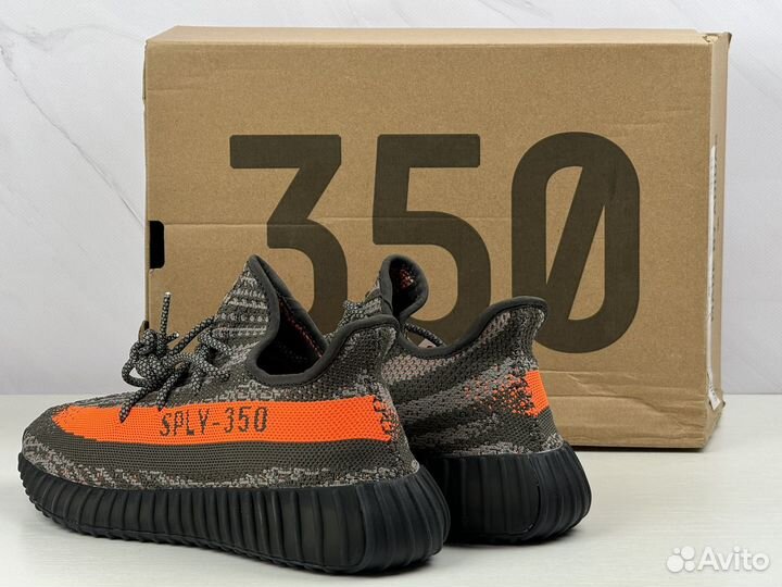 Кроссовки Adidas Yeezy Boost 350 V2 Carbon Beluga