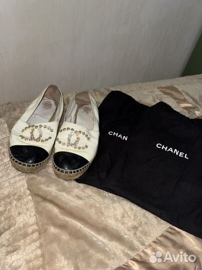 Chanel балетки спортивные оригинал 39