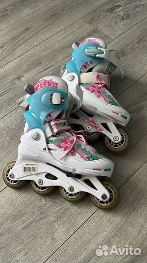 Ролики детские larsen flowers 30-33