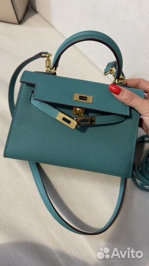 Сумка hermes kelly 22 см кожа