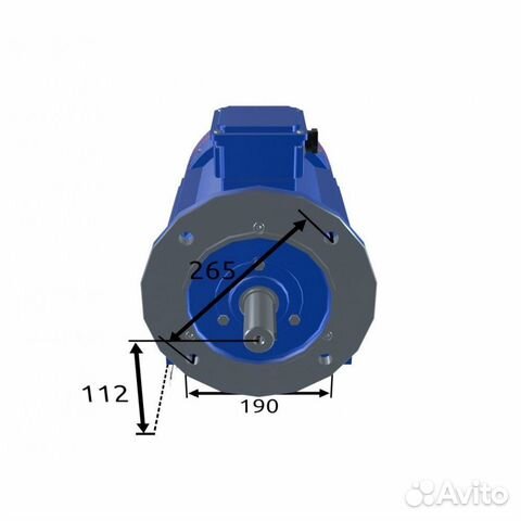 Электродвигатель аир 112мв6 (4кВт/1000об.мин)