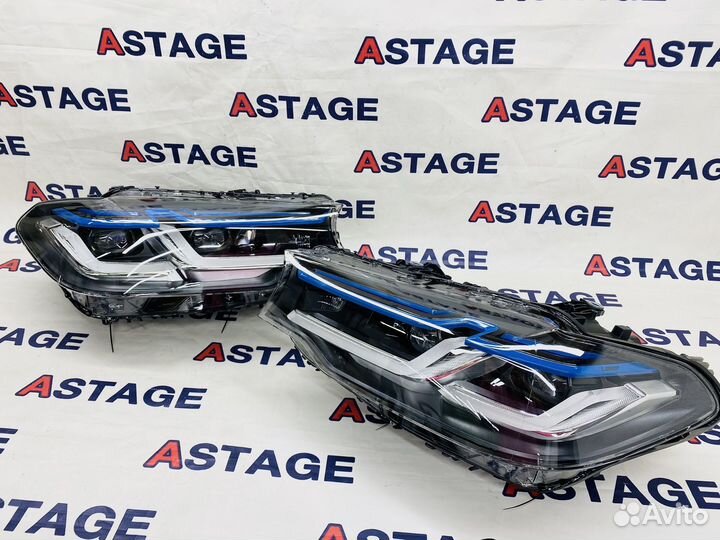 Фары BMW G30 дорест вид Laser рест