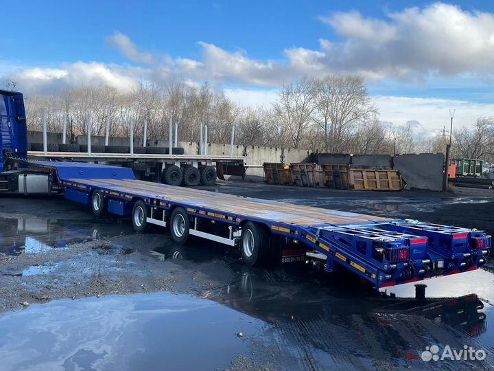 Полуприцеп трал (тяжеловоз) Berger 9854, 2023