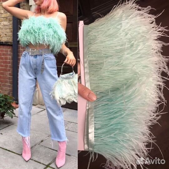 Страусиные перья топовые оттенки