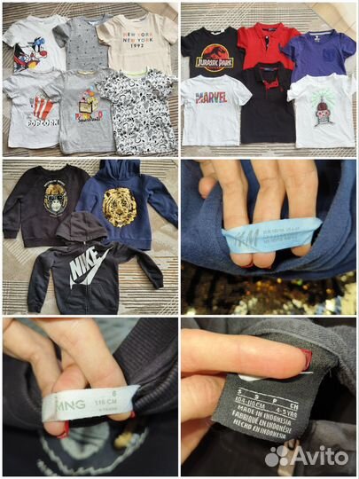 Вещи пакетом на мальчика 110-116