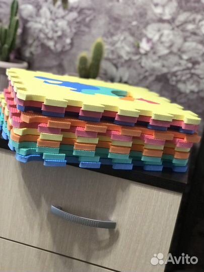 Мягкий коврик пазл