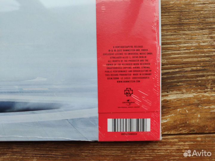 Виниловая пластинка - Rammstein - Zeit - LP