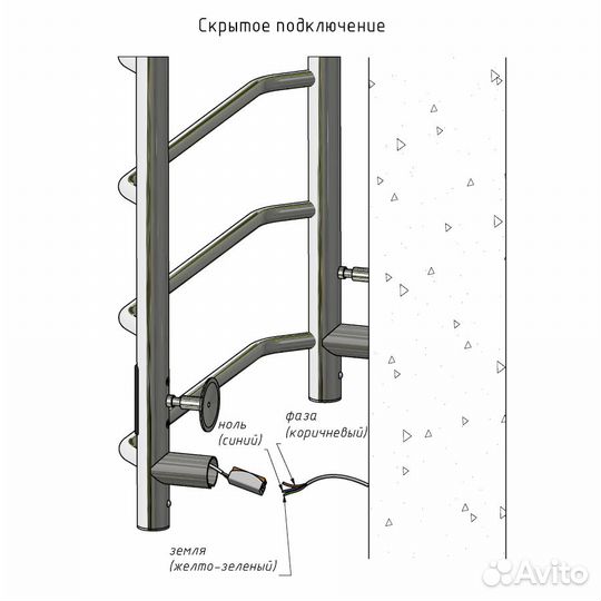 Полотенцесуш. 80x50 белый вгп Пэк сп 1 Аспект