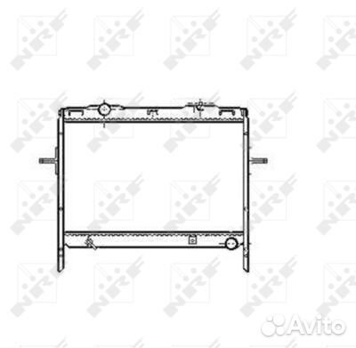 Новый радиатор двиг. оригинал из Европы Nrf 53370