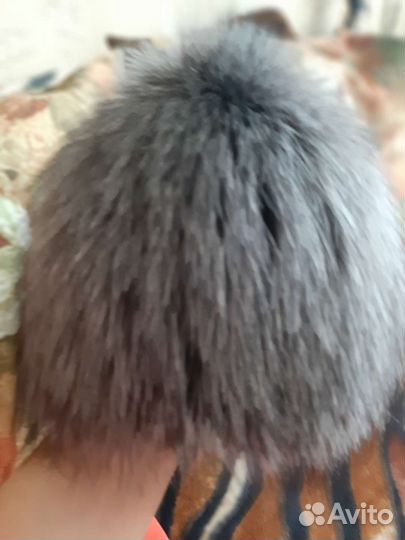Шапка женская из 100 натурального меха лисы