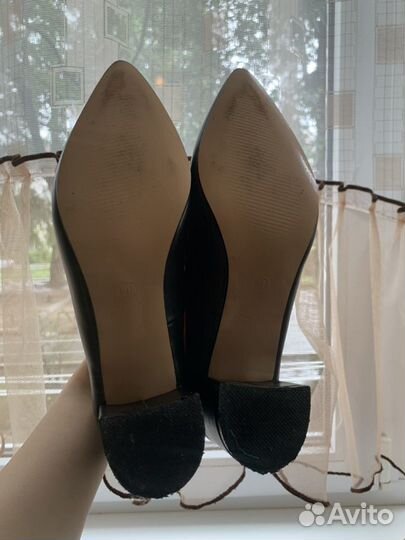 Стильные туфли на маленьком каблучке