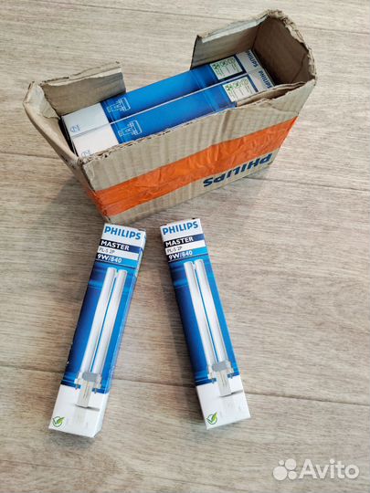 Лампа люминесцентная philips master pl-s 2p 9w/840