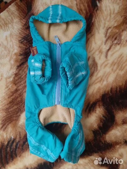 Комбинезон для маленьких собак осенний по спинке 2