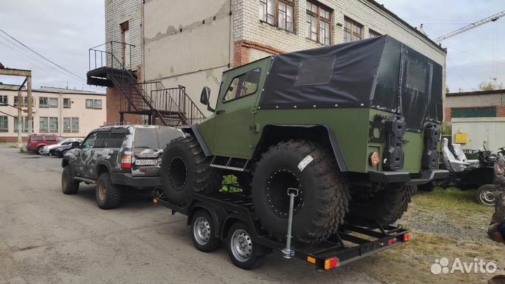 Вездеход Тундра на шинах низкого давления с эпсм