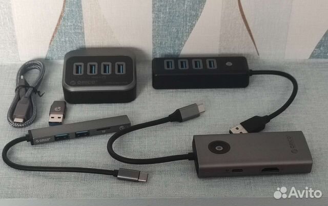 Usb хаб Orico с PD60 PD100